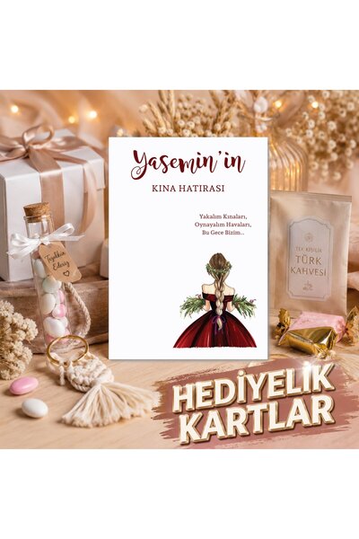 otuz9 reklam Hediyelik Kart (15 Adet) -düğün-kına-söz-nişan-sünnet-bebek