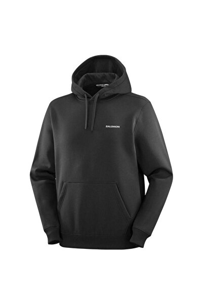 Salomon LOGO Erkek Sweatshirt Black LC2523700