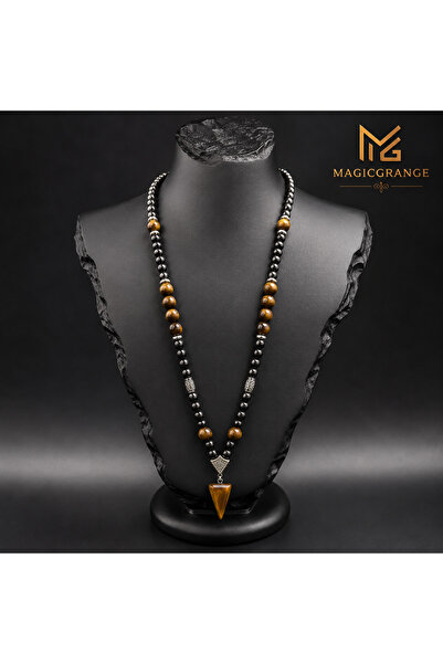 magıcgrange The Will of the Tiger ™   Tiger's Eye Men's Necklace – a Symbol o...