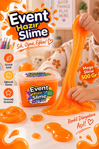 EVENT Slime Mega Jumbo Boy 500 Gr Test Raporludur.