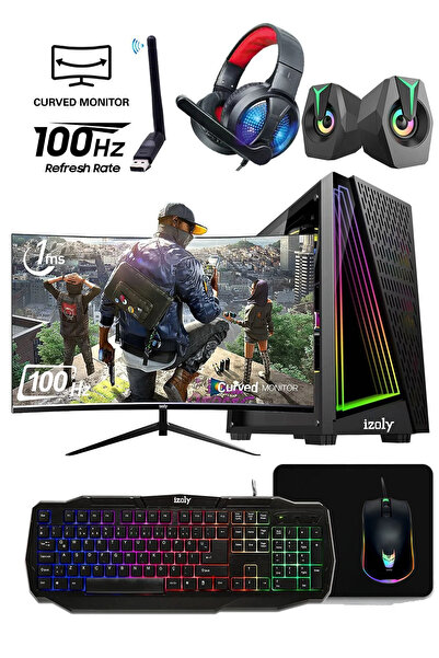 IZOLY Fx60 Plus I5-4400 16gb 512gb Sata Ssd Gt 740 4gb Gddr5 24"100hz Oyuncu ...