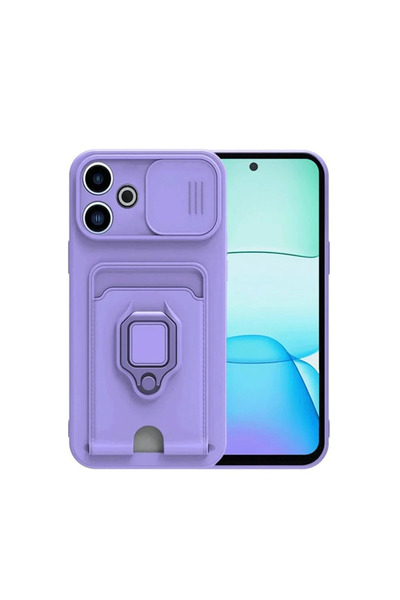 SS HOME CONCEPT Xiaomi Redmi 13 4g Case Zuma with Business Card and Ring Sili...
