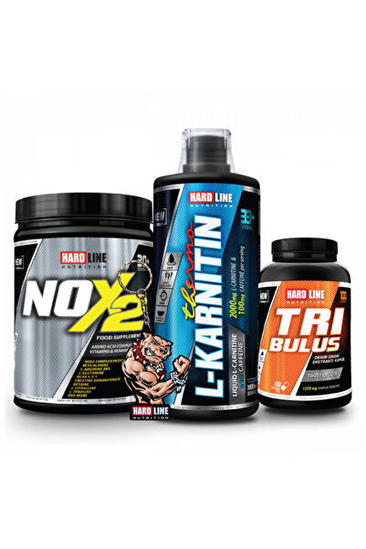 Hardline Ekstra Performans Kombin Thermo L-karnitin Şeftali 1000 mg Nox2 Kara...