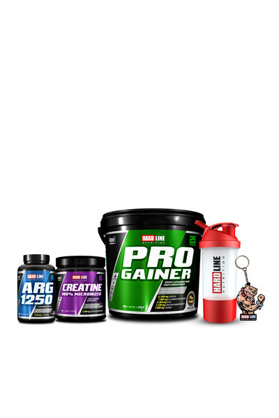 Hardline Progainer 5000 gr Çikolata Kreatin 300 gr Arg 1250 Kombinasyonu