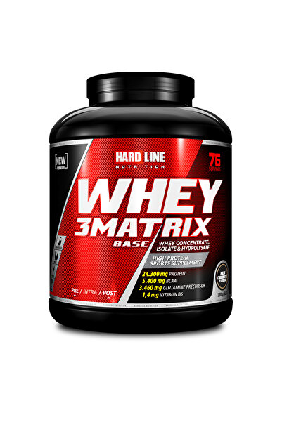 Hardline 3 Matrix Whey Protein Base Sütlü Çikolata 2300 gr