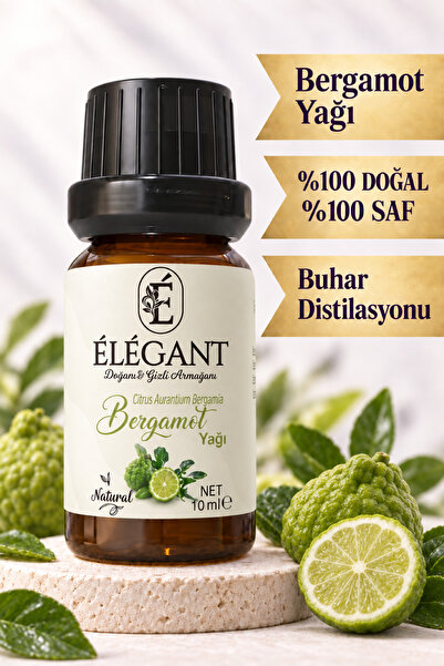 Bergamot Yağı 10 ml - %100 Saf Ve Doğal - Esansiyel Yağ, Aromaterapi Yağı