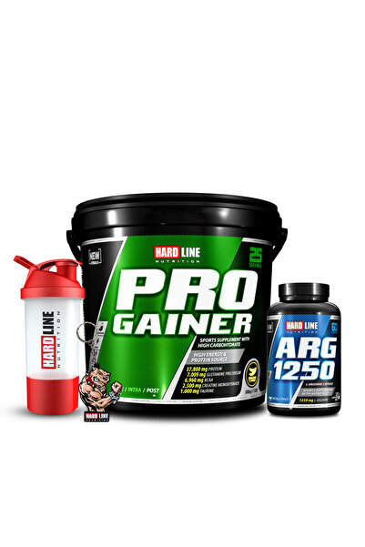 Hardline Progainer 5000 gr Muzlu - Arg 1250 Shaker Kombinasyon