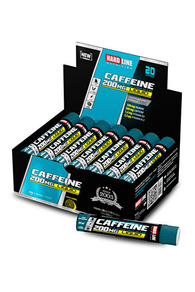 Hardline Caffeine 200 MG Liquid Sıvı 20 Adet (30 Ml) Limon Aromalı
