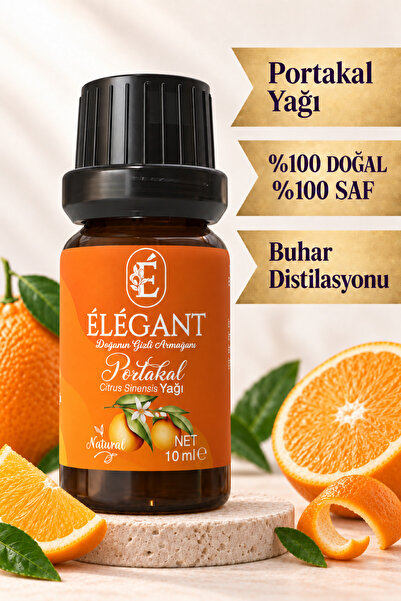 Portakal Yağı 10 ml - %100 Saf, %100 Doğal – Aromaterapi İçin Buhar Distilasyonu