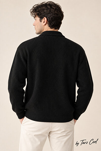 Tarz Cool Düğme Detaylı Regular Fit Hırka