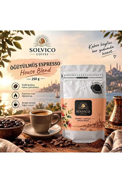 SOLVICO Nitelikli Espresso 250g - Taze Öğütülmüş