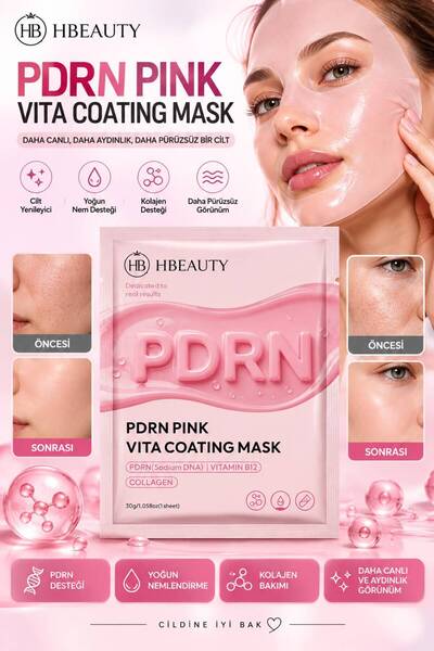 hb skin care Mucize PDRN Sodium DNA Gençleştiren Yoğun Nem Işıltı Görünüm Bey...