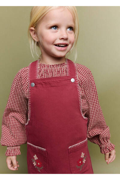MANGO Baby Dikiş detaylı denim pichi