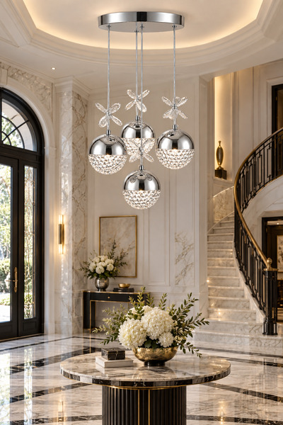 Ulucam Aydınlatma Arya Modern 4'lü Sarkıt Led Avize