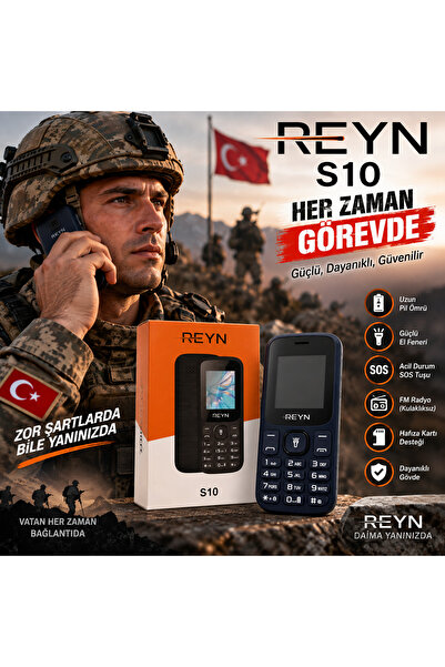 reyn s10 tuşlu cep telefonu