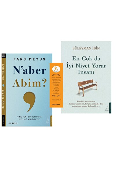 Destek Yayınları Naber Abim?/En Çok da İyi Niyet Yorar İnsanı/2 Kitap Set