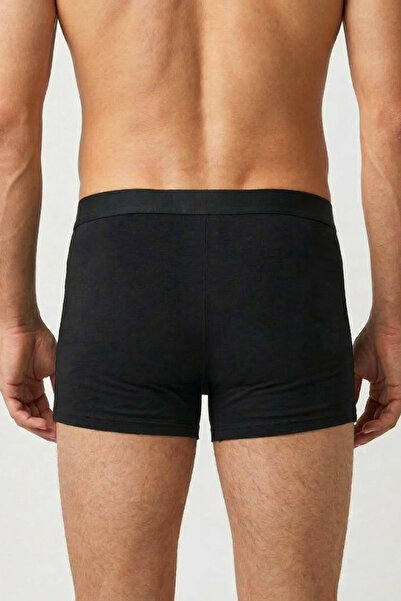OBJE Erkek Siyah Micro Modal Boxer