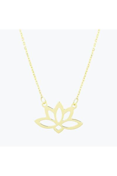 Altınbaş Altın Lotus Kolye
