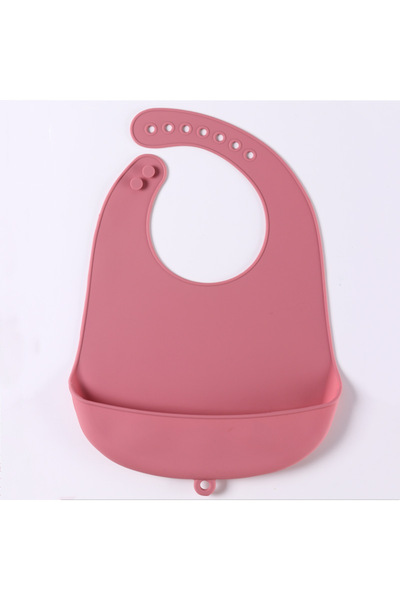 choice2 One Size Burgundy 1/2pcs Food Grade Silicone Baby Eating Bibs Easy to...