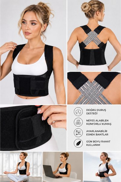 ALEXANDER HUD Posture Corrector Upright Posture Corset Hunchback Shoulder Waist Back Pain Relief Hunchback Relief Women Men Corset