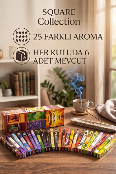 OrdoVeni Reiki Çubuk Tütsü Seti 25 Çeşit | Aromatik Çubuk Tütsü Koleksiyonu |...
