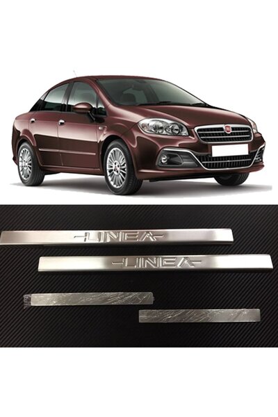 Niken Fiat Linea Kapı Eşiği Kaplaması Kromu Nikelaj