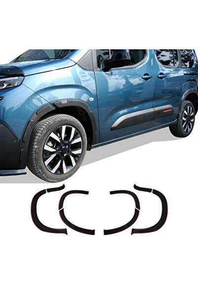 beyaztuning Peugeot Rifter Dodik Çamurluk Set Abs 8 Parça 2019-2023