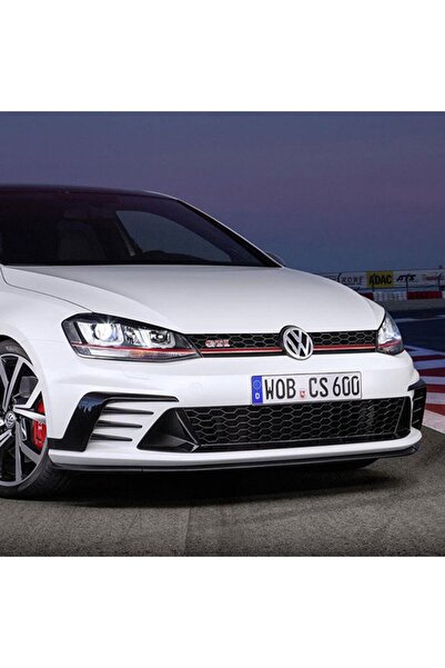 Genel Markalar Volkswagen Golf 7 Ön Panjur Gti Kırmızı Şeritli Siyah