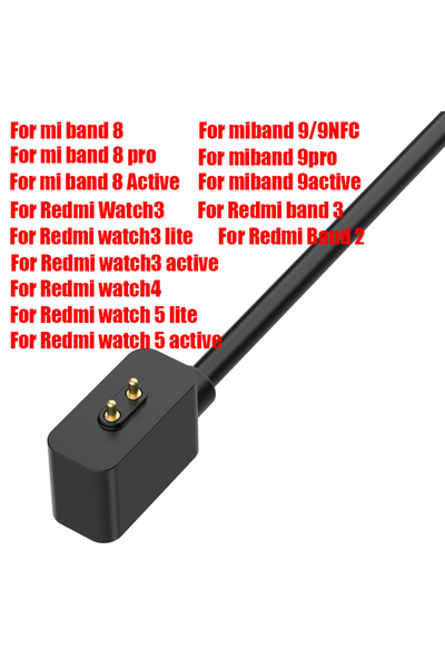 Choice black Magnetic Charger for Xiaomi Smart Band 8, 9 8pro, 9 8 Active / R...