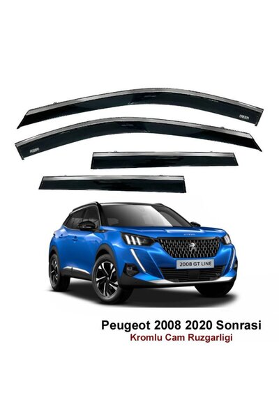 beyaztuning Peugeot 2008 Kromlu Cam Rüzgarlığı Niken 2020 Sonrası