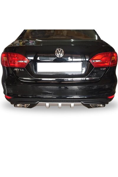 Universal Volkswagen Jetta Difüzör Arka Tampon Çift Egzoz Çıkışlı