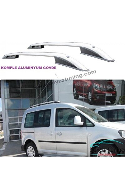 beyaztuning Volkswagen Caddy 2 Üst Port Bagaj Tavan Çıtası Gri 2010 Sonrası