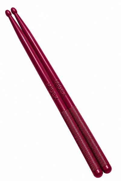 Midex Gfk-801Crd 5A Drum Stick Unbreakable Polyemid Cherry Rot Color Drum Stick 5A Drumsticks