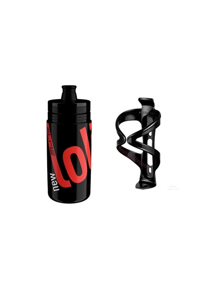ROBESBON Elite Loli 550 ml Bisiklet Plastik Matara, Suluk + Matara Kafesi