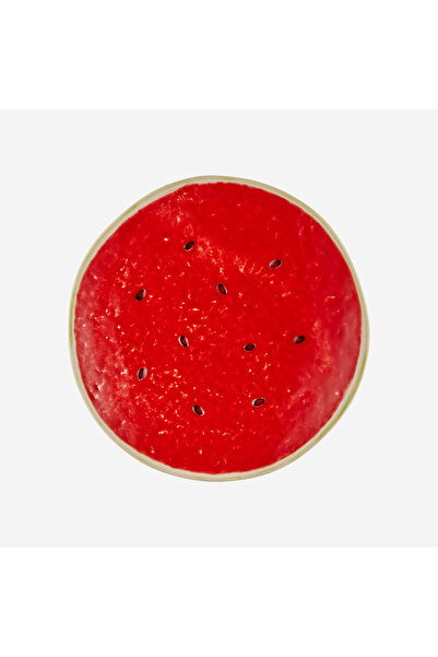 Bordallo Pinheiro Watermelon Kırmızı Seramik Kahvaltı Tabağı 21,5 Cm