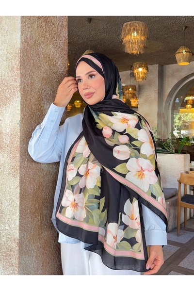 CUOCA LOUNGE Gülru Soft Pamuk Şal Siyah