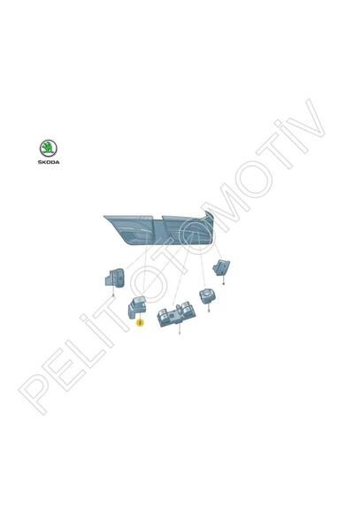 PELİTOTOMOTİV Fabia (2007-2015) Sağ Ön ve Arka Cam Düğmesi 5J0959855
