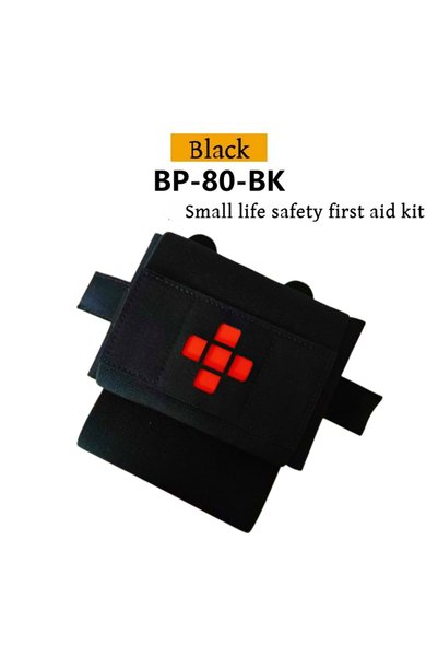 Choice مجموعة إسعافات أولية للإصابات الطفيفة BP-80-BK مع حقيبة تخزين، مجموعة ...