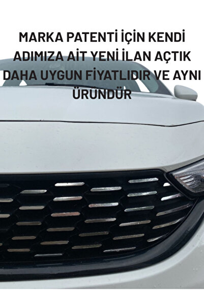 Fiat Egea Sedan Ön Panjur Sticker 2019-2020 Öncesi Krom Şablonlu