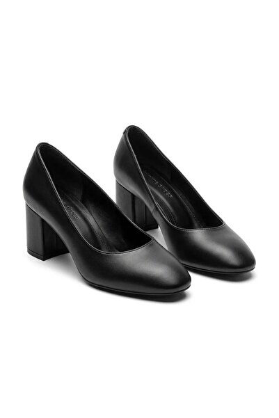 Marine K03 Black 5cm Heeled Shoes