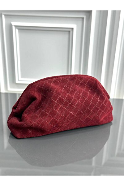 çkn sedat çakan çanta & fular & aksesuar Genuine Suede Leather Women's Portfo...
