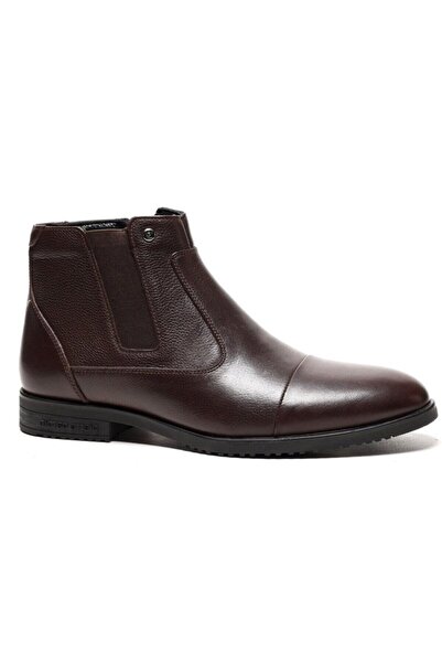 Pierre Cardin 11925251 حذاء بني شتوي بسحاب للرجال