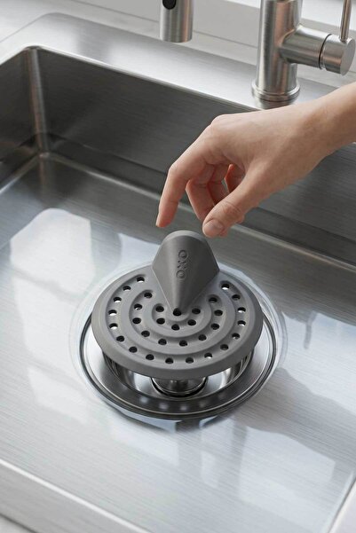 HOMENIVA 1 Adet Bükbük Lavabo Süzgeci – Silikon Eviye Tıkacı