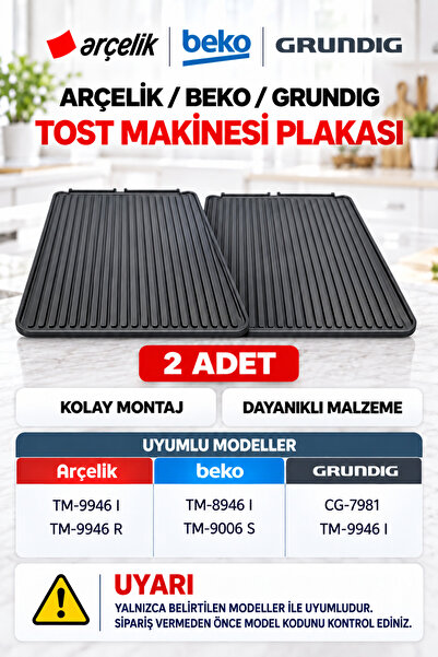 Beko TM - 8040 I IZGARA PLAKASI ( 2 ADET )