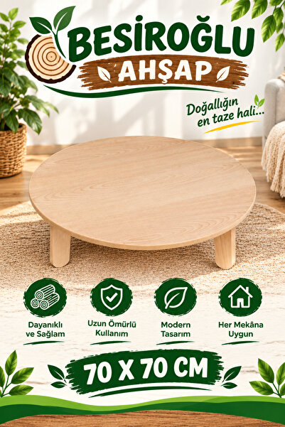 besiroglu ahsap Besiroglu Wooden Board Dough Rolling Table 70 Cm Folding Leg ...