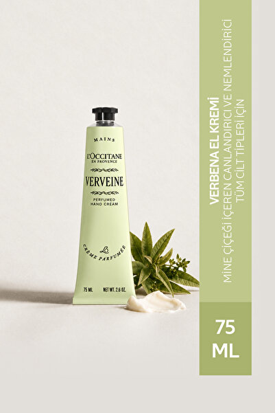 L'Occitane Verbena Hand Cream, Verbena Extract Moisturizer, 75 ml