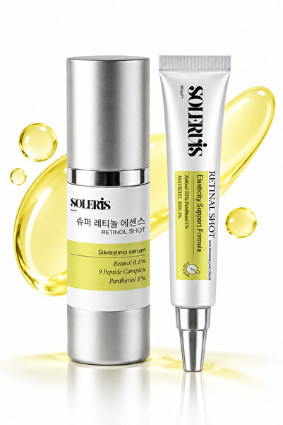SOLERVIS Retinal Shot 15 ml + Retinol Shot 30 ml | Cilt Yenileyici ve Sıkılaş...