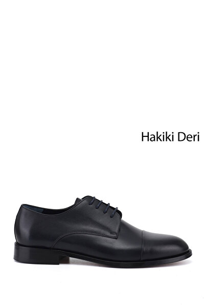 GÖNDERİ(R) Men's Navy Blue Antique Lace-Up Leather Sole Genuine Leather Class...