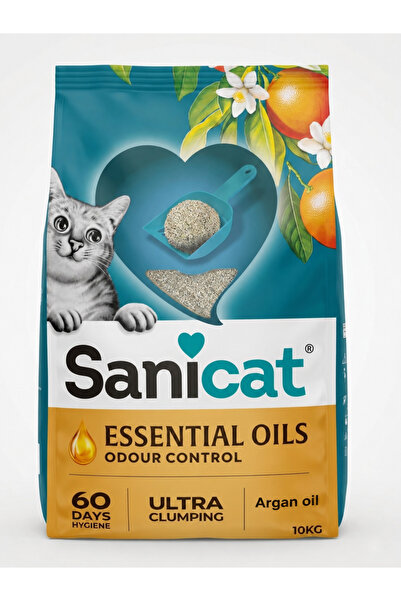 Sanicat Sanitac Cat Litter Sand Argan Scented 10 Lt