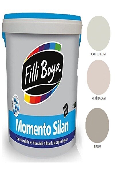 Filli Boya Momento Silan Tam Silinebilir Yıkanabilir Silikonlu Ipek Mat Boya ...